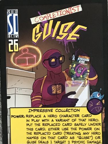 Sentinels of the Multiverse: Completionist Guise Promo Card