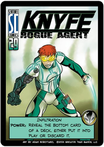 Sentinels of the Multiverse: KNYFE Rogue Agent Promo Card