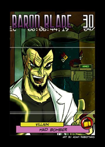 Sentinels of the Multiverse: Mad Bomber Blade Villain Promo Card