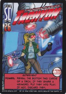 Sentinels of the Multiverse: The Super Scientific Tachyon Promo Card