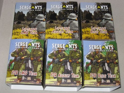 Sergeants Miniatures Game: Expansion Squads and Leaders