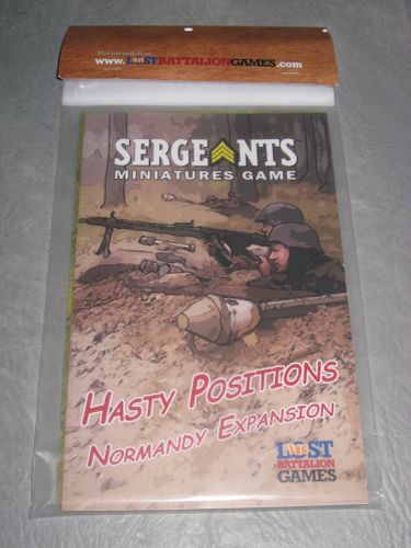 Sergeants Miniatures Game: Hasty Positions Normandy Expansion