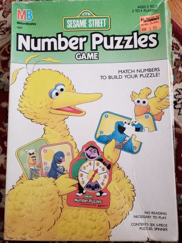 Sesame Street Number Puzzles Game