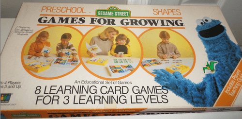 Sesame Street Preschool Games for Growing-Shapes