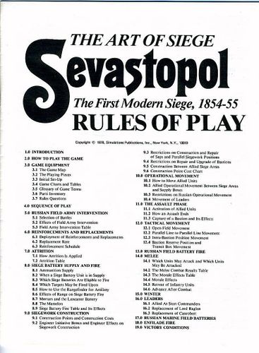 Sevastopol: The First Modern Siege, 1854-55