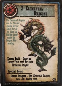 Shadows of Brimstone: 2 Elemental Dragons Promo Card