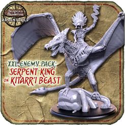 Shadows of Brimstone: Serpent King on Kitarr'i Beast XXL Enemy