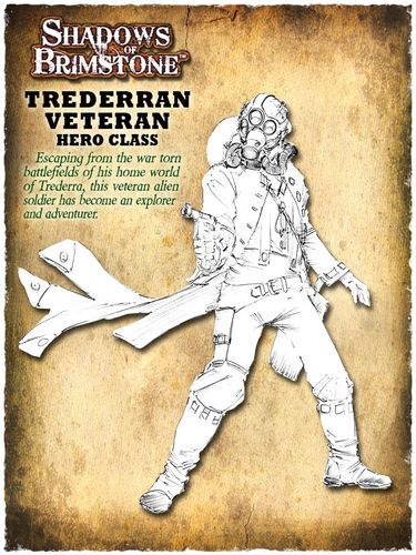 Shadows of Brimstone: Trederran Veteran Hero Pack
