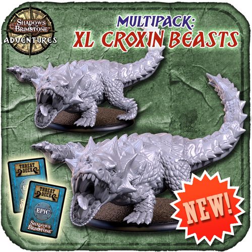 Shadows of Brimstone: Valley of the Serpent Kings – Croxin Beast Multipack