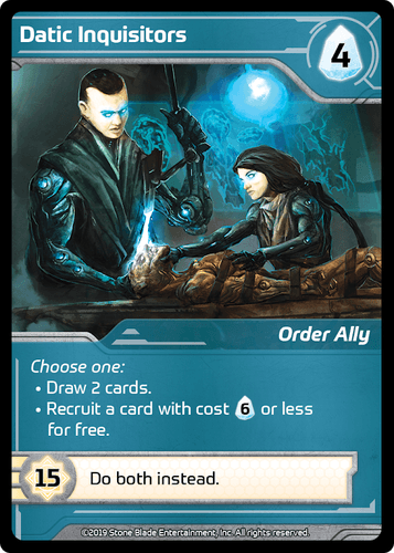 Shards of Infinity: Datic Inquisitors Promo Card