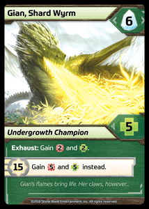 Shards of Infinity: Gian, Shard Wyrm Promo Card