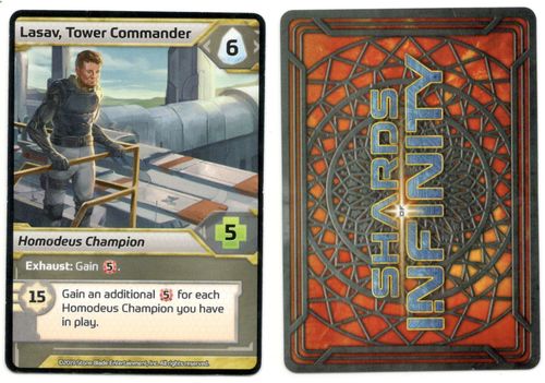Shards of Infinity: Lasav, Tower Commander Promo Card