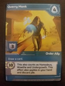Shards of Infinity: Querry Monk Promo Card