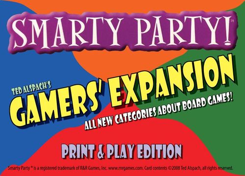 Smarty Party! Gamers' Expansion