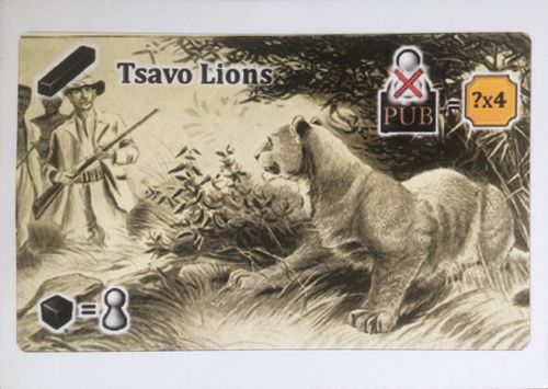 Snowdonia: Tsavo Lions Promo Card