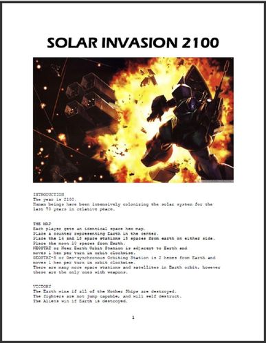 Solar Invasion 2100