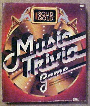 Solid Gold Music Trivia Game