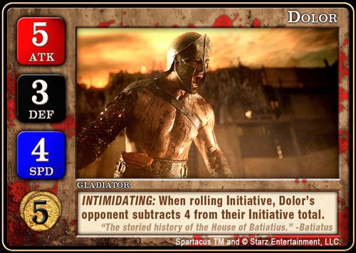 Spartacus: Dolor Promo Card