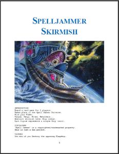 Spelljammer Skirmish