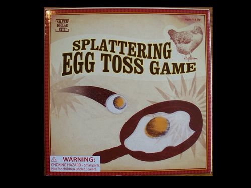 Splattering Egg Toss Game