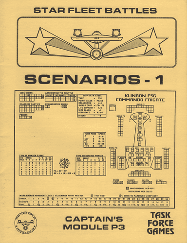 Star Fleet Battles: Captain's Module P3 – Scenarios – 1