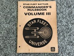 Star Fleet Battles: Commander's Rulebook Volume III