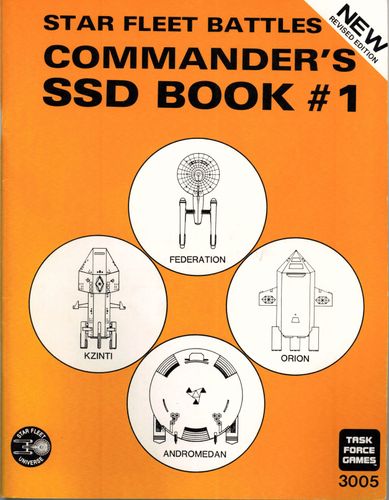 Star Fleet Battles: Commander's SSD Book #1