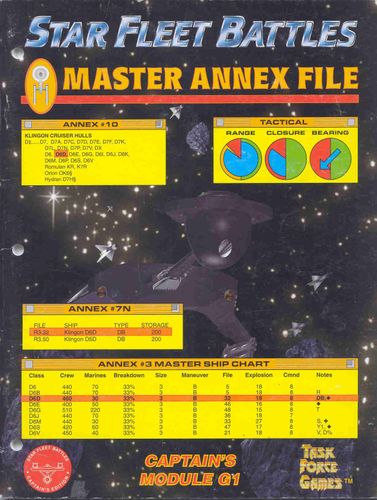 Star Fleet Battles: Module G1 – Master Annex File