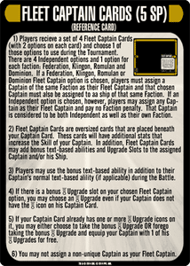 Star Trek: Attack Wing – Fleet Captains Resource