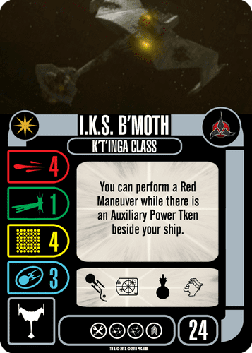 Star Trek: Attack Wing – Klingon: I.K.S. B'Moth – Collective OP Blind Booster Pack