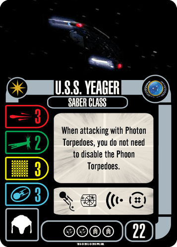 Star Trek: Attack Wing – U.S.S. Yeager Expansion Pack