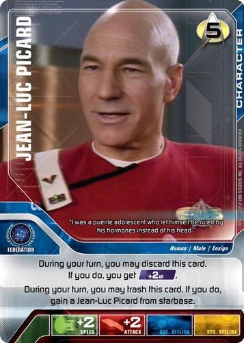 Star Trek Deck Building Game: Jean-Luc Picard Promo