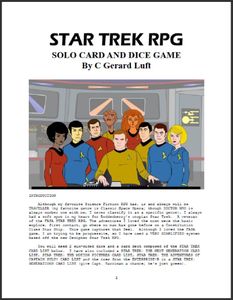 Star Trek RPG Solo Card and Dice Game