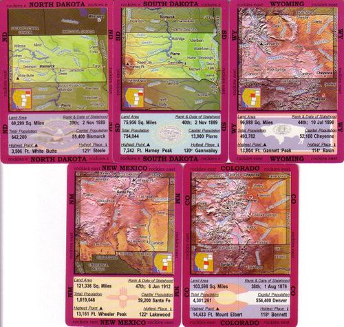 State Cards Geography Game