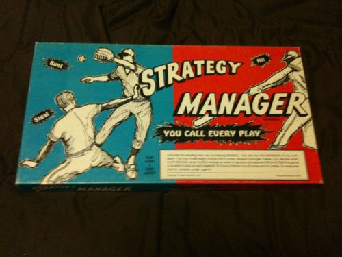 Strategy Manager Baseball