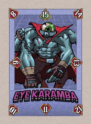 Super Pocket League Extreme Wrestling: Eye Karamba