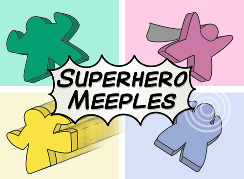 Superhero Meeples