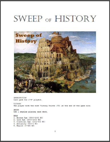 Sweep of History