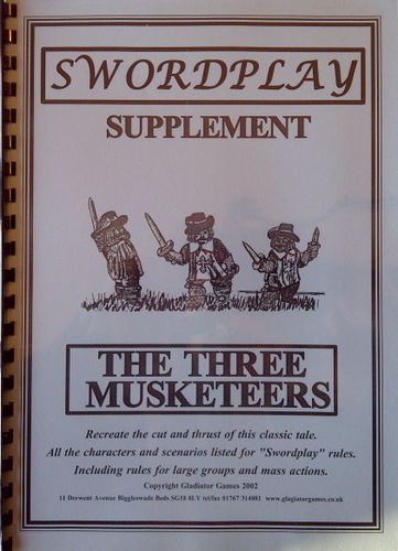 Swordplay Supplement: The Three Musketeers
