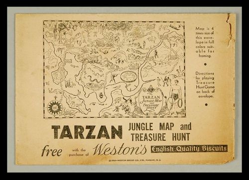 Tarzan Jungle Map and Treasure Hunt