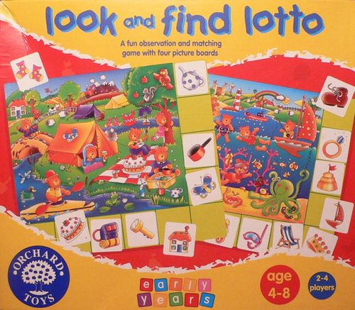 Teddy Bear Look and Find Lotto