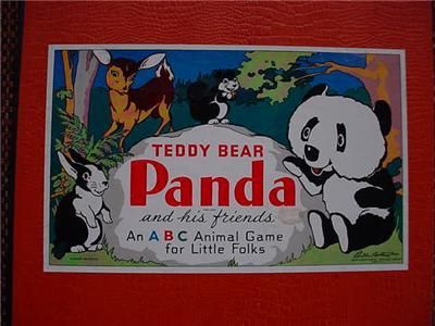 Teddy Bear Panda and His Friends