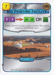 Terraforming Mars: Bio Printing Facility Promo Card