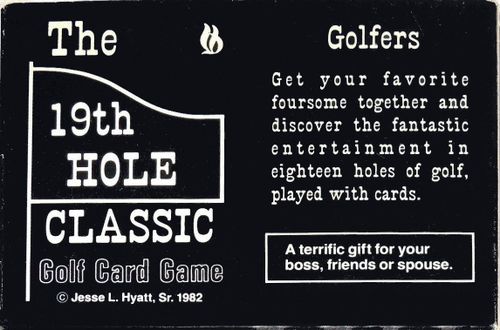 golf card game for six players