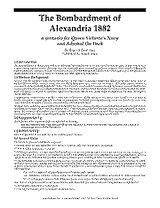 The Bombardment of Alexandria 1882