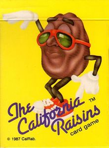 The California Raisins Card Game