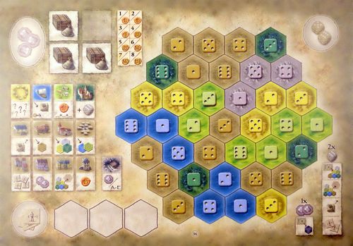 The Castles of Burgundy: 7th Expansion – German Board Game Championship Board 2016