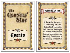 The Cousins' War: Events