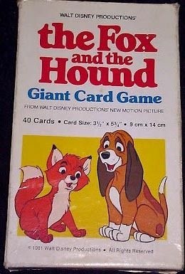 The Fox and the Hound Giant Card Game
