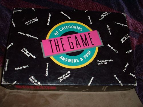 The Game of Categories, Answers and Fun